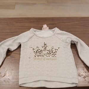Juicy Couture Kids' Cream Leopard Crown Sweatshirt